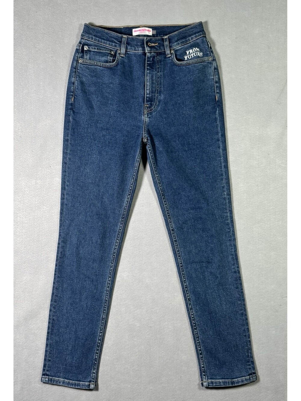 From Future “Johnny” High-Waisted Mom Jeans  -Size FR 36 (US 4)-Eco Cotton Blend